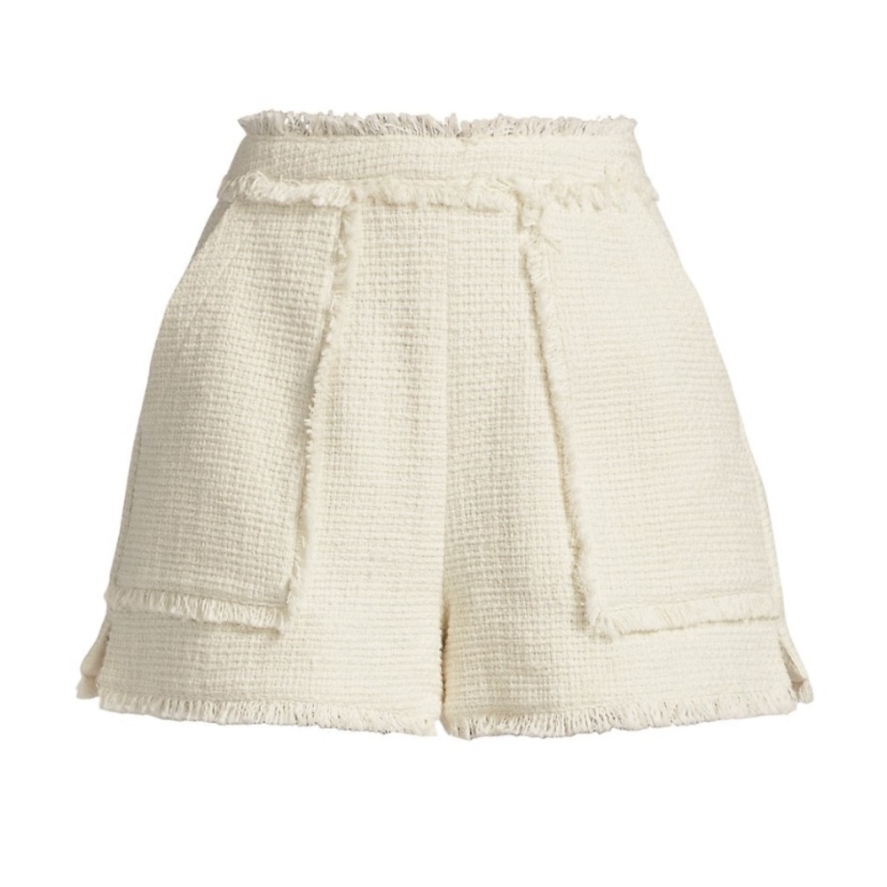 Cinq à Sept Allen Shorts in Gardenia